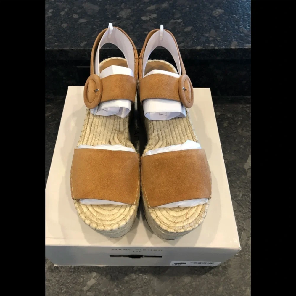 Marc Fisher Rex Espadrille Wedge Sandal